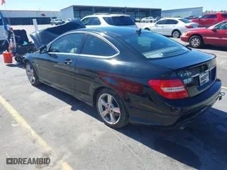2012 Mercedes-Benz C-Class C 250 with VIN WDDGJ4HB5CF886767, listed as a IAAI auction lot 41753977 with 129,054 mi miles. Bid and sale history available at carsss.com. Image 3.
