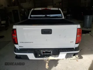 2021 Chevrolet Colorado 4WD Z71 with VIN 1GCGTDEN4M1214359, listed as a Copart auction lot 47929185 with 77,084 mi miles and Salvage title. Bid and sale history available at DreamBid. Image 6.