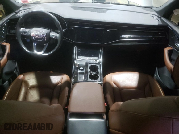 2020 Audi Q7 Premium with VIN WA1AJAF79LD007452, listed as a Copart auction lot 49701074 with 0 mi miles. Bid and sale history available at carsss.com. Image 8.