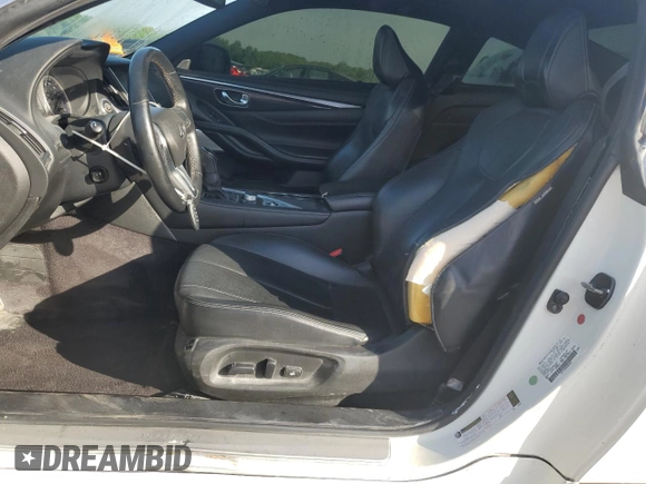 2017 Infiniti Q60 Sport with VIN JN1EV7EK5HM362892, listed as a Copart auction lot 54776955 with 110,430 mi miles and Salvage Title. Bid and sale history available at DreamBid. Image 7.