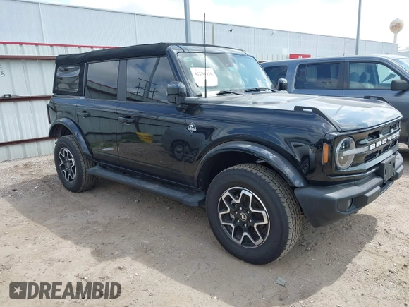 2024 Ford Bronco Outer Banks with VIN 1FMEE8BP5RLA45717, listed as a IAAI auction lot 42281416 with 7,378 mi miles and . Bid and sale history available at DreamBid. Image 1.