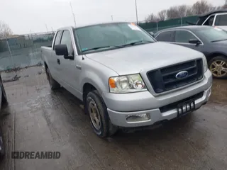 2005 Ford F-150 STX with VIN 1FTRX12W55FB28555, listed as a IAAI auction lot 41985722 with 87,833 mi miles. Bid and sale history available at carsss.com. Image 1.