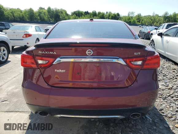 2017 Nissan Maxima S with VIN 1N4AA6AP0HC418932, listed as a Copart auction lot 58352765 with 80,944 mi miles and Salvage title. Bid and sale history available at DreamBid. Image 6.