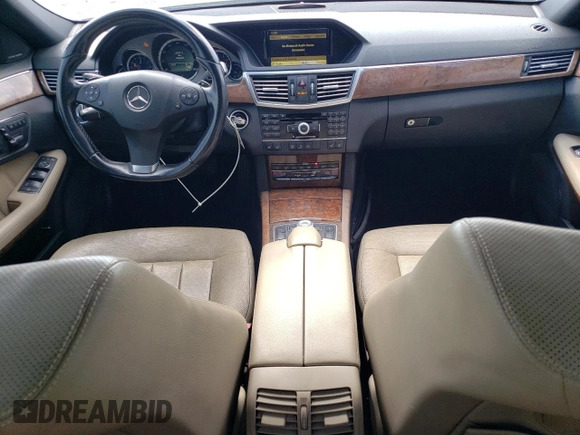 2011 Mercedes-Benz E 550 Luxury with VIN WDDHF9AB3BA444871, listed as a Copart auction lot 74978934 with 186,659 mi miles and Salvage title. Bid and sale history available at DreamBid. Image 8.
