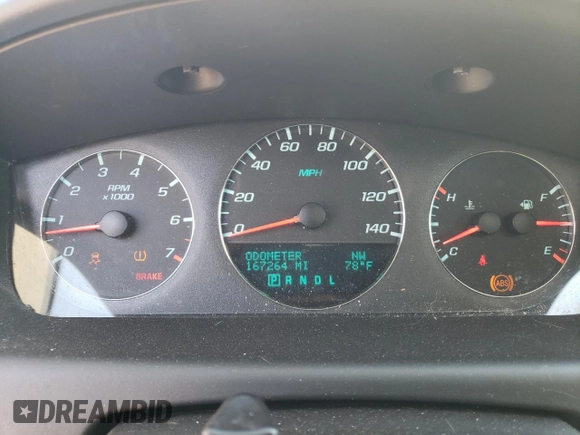 2014 Chevrolet Impala LT with VIN 2G1WB5E36E1172297, listed as a Copart auction lot 48698185 with 167,264 mi miles and Salvage Title. Bid and sale history available at DreamBid. Image 9.