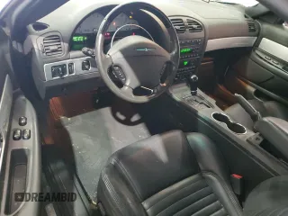 2002 Ford Thunderbird Hardtop Premium with VIN 1FAHP60A32Y125580, listed as a Copart auction lot 77493514 with 74,619 mi miles and Salvage Title. Bid and sale history available at DreamBid. Image 8.