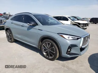 2022 Infiniti QX55 Luxe z VIN 3PCAJ5J3XNF102177, wystawiony jako Copart lot #52699865 z przebiegiem 54 539 mil mil oraz Szkoda całkowita • Salvage title. Historia ofert i sprzedaży dostępna na DreamBid. Obrazek 4.