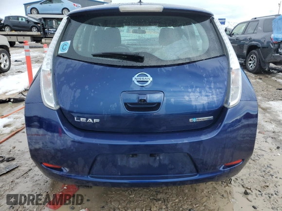 2016 Nissan LEAF S with VIN 1N4AZ0CP4GC307172, listed as a Copart auction lot 41990693 with 83,779 mi miles. Bid and sale history available at carsss.com. Image 6.
