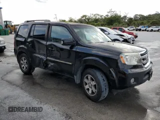 2010 Honda Pilot Touring with VIN 5FNYF4H92AB019812, listed as a Copart auction lot 49818515 with 165,638 mi miles and Salvage Title. Bid and sale history available at carsss.com. Image 4.