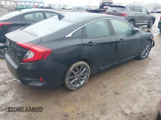 2019 Honda Civic Sedan EX with VIN 19XFC1F34KE014454, listed as a IAAI auction lot 41485090 with 70,571 mi miles. Bid and sale history available at carsss.com. Image 4.