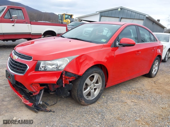 2015 Chevrolet Cruze LT with VIN 1G1PC5SB4F7160120, listed as a IAAI auction lot 41597895 with 79,360 mi miles. Bid and sale history available at carsss.com. Image 6.