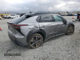 2024 Toyota bZ4X XLE with VIN JTMAAAAA8RA045760, listed as a Copart auction lot 50996385 with 3,833 mi miles and Salvage Title. Bid and sale history available at DreamBid. Image 3.