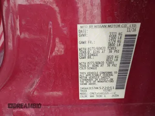 2017 Nissan Titan Platinum Reserve с VIN 1N6AA1E57HN522051, выставлен на аукционе IAAI как лот 42128392 с пробегом 101 378 миль миль и . История ставок и продаж доступна на DreamBid. Изображение 9.