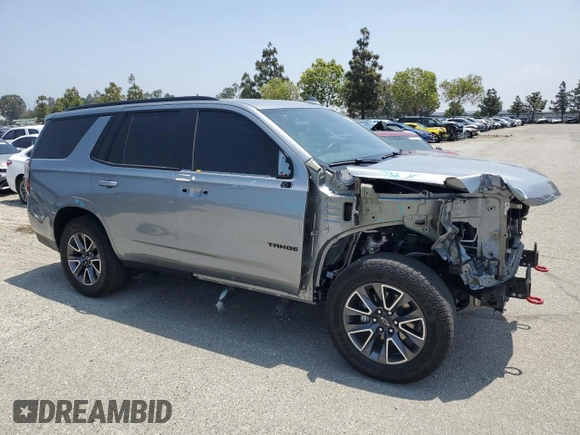 2023 Chevrolet Tahoe Z71 z VIN 1GNSKPKD9PR525616, wystawiony jako Copart lot #58828215 z przebiegiem 14 698 mil mil oraz Szkoda całkowita • Salvage title. Historia ofert i sprzedaży dostępna na DreamBid. Obrazek 4.