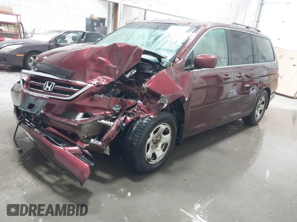 2007 Honda Odyssey EX-L with VIN 5FNRL38607B129361, listed as a IAAI auction lot 41778611 with Not Provided miles and . Bid and sale history available at carsss.com. Image 2.