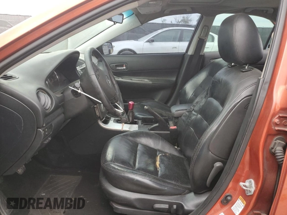 2005 Mazda 6 Sport S with VIN 1YVHP80D555M05050, listed as a Copart auction lot 88504175 with 177,825 mi miles and Salvage Title. Bid and sale history available at DreamBid. Image 7.