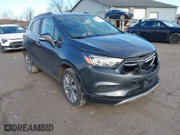 2018 Buick Encore Preferred with VIN KL4CJASB2JB716588, listed as a IAAI auction lot 41955879 with 162,152 mi miles. Bid and sale history available at carsss.com. Image 1.