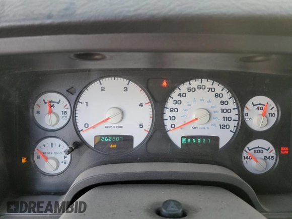 2003 Dodge Ram 2500 ST with VIN 3D7KU28C23G851469, listed as a Copart auction lot 83885664 with 262,287 mi miles and Clean Title. Bid and sale history available at carsss.com. Image 9.