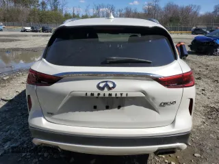 2021 Infiniti QX50 Luxe with VIN 3PCAJ5BB9MF121288, listed as a Copart auction lot 50783525 with 86,348 mi miles and Salvage Title. Bid and sale history available at DreamBid. Image 6.