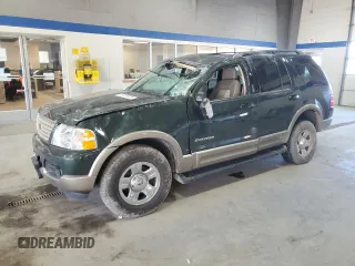 2002 Ford Explorer Eddie Bauer z VIN 1FMDU74W52UC34638, wystawiony jako Copart lot #42438825 z przebiegiem Nie podano mil oraz Szkoda całkowita • Salvage title. Historia ofert i sprzedaży dostępna na DreamBid. Obrazek 1.