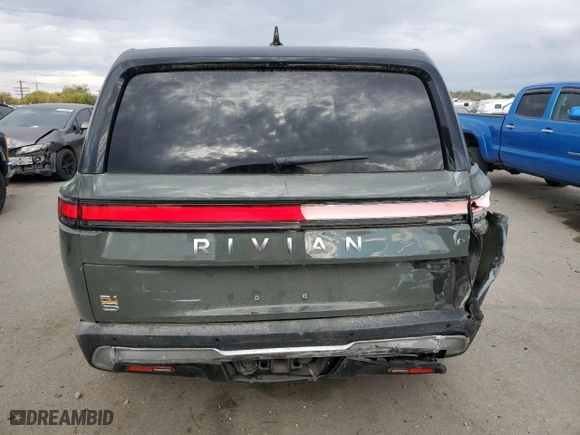 2023 Rivian R1S Launch Edition with VIN 7PDSGABL6PN022754, listed as a Copart auction lot 76849534 with 1,576 mi miles and Salvage Title. Bid and sale history available at carsss.com. Image 6.