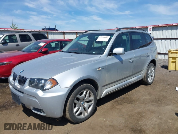 2006 BMW X3 3.0i with VIN WBXPA934X6WG88115, listed as a IAAI auction lot 42243103 with 182,756 mi miles and . Bid and sale history available at DreamBid. Image 2.