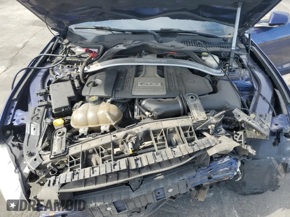2018 Ford Mustang GT Premium with VIN 1FATP8FF0J5166385, listed as a Copart auction lot 53189035 with 93,417 mi miles and Salvage title. Bid and sale history available at DreamBid. Image 12.