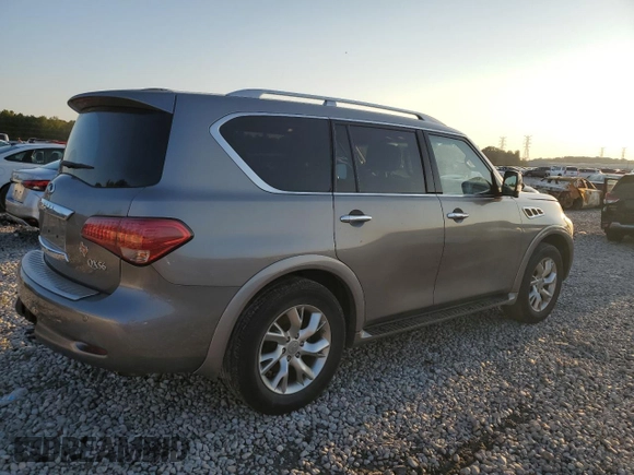 2013 Infiniti QX56 with VIN JN8AZ2NF6D9550988, listed as a Copart auction lot 71646664 with 114,335 mi miles and Salvage Title. Bid and sale history available at carsss.com. Image 3.