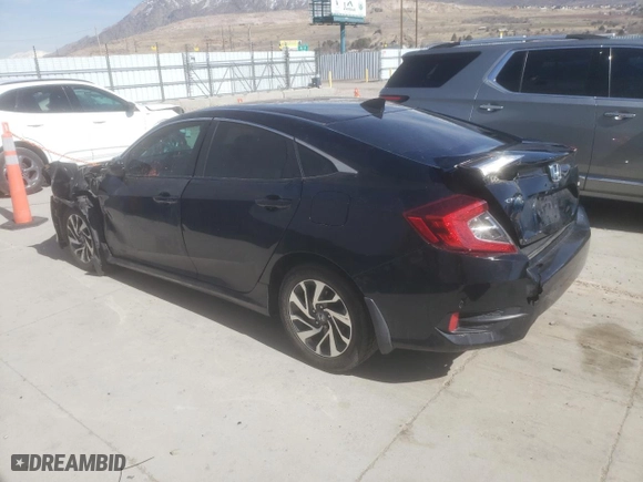 2018 Honda Civic Sedan EX with VIN 2HGFC2F74JH578408, listed as a Copart auction lot 48599275 with 54,959 mi miles and Salvage Title. Bid and sale history available at carsss.com. Image 2.