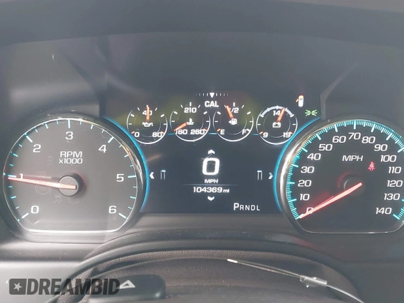 2017 GMC Yukon Denali with VIN 1GKS1CKJ4HR141145, listed as a IAAI auction lot 40799652 with 104,369 mi miles. Bid and sale history available at carsss.com. Image 7.
