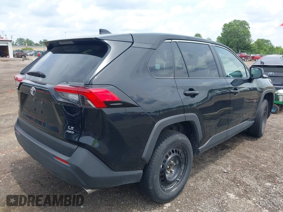 2024 Toyota RAV4 LE with VIN 2T3F1RFV5RC428655, listed as a IAAI auction lot 42545586 with 27,910 mi miles and . Bid and sale history available at DreamBid. Image 4.