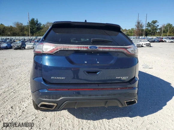 2017 Ford Edge Sport with VIN 2FMPK4AP3HBC08620, listed as a Copart auction lot 73748534 with 118,290 mi miles and Salvage Title. Bid and sale history available at carsss.com. Image 6.