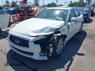 2014 Infiniti Q50 Premium with VIN JN1BV7APXEM691474, listed as a IAAI auction lot 41884939 with 135,559 mi miles. Bid and sale history available at carsss.com. Image 6.