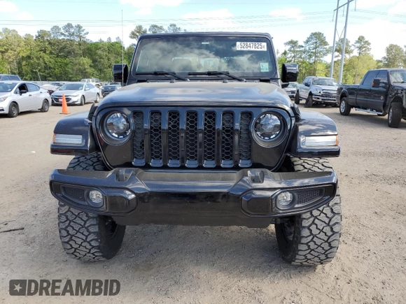 2023 Jeep Gladiator High Altitude z VIN 1C6HJTFG1PL591347, wystawiony jako Copart lot #52847825 z przebiegiem 9 854 mil mil oraz Szkoda całkowita • Salvage title. Historia ofert i sprzedaży dostępna na DreamBid. Obrazek 5.