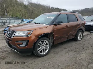 2017 Ford Explorer XLT z VIN 1FM5K8D88HGB20478, wystawiony jako Copart lot #52728475 z przebiegiem 112 910 mil mil oraz Szkoda całkowita • Salvage title. Historia ofert i sprzedaży dostępna na DreamBid. Obrazek 1.