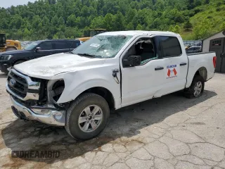 2022 Ford F-150 XL with VIN 1FTFW1E52NKD58571, listed as a Copart auction lot 60431965 with 66,170 mi miles and Salvage title. Bid and sale history available at DreamBid. Image 1.
