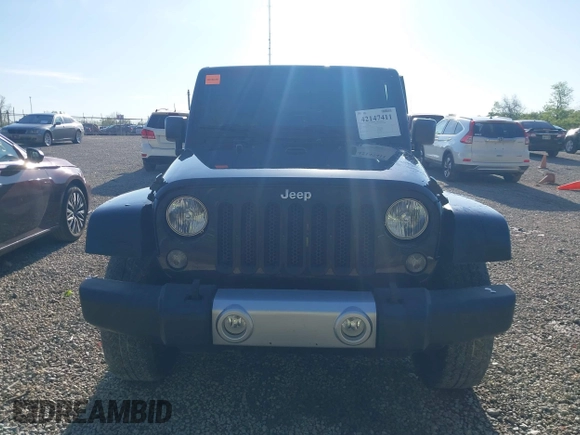2015 Jeep Wrangler Unlimited Wrangler X with VIN 1C4BJWEG7FL677343, listed as a IAAI auction lot 42147411 with 105,920 mi miles and . Bid and sale history available at DreamBid. Image 13.