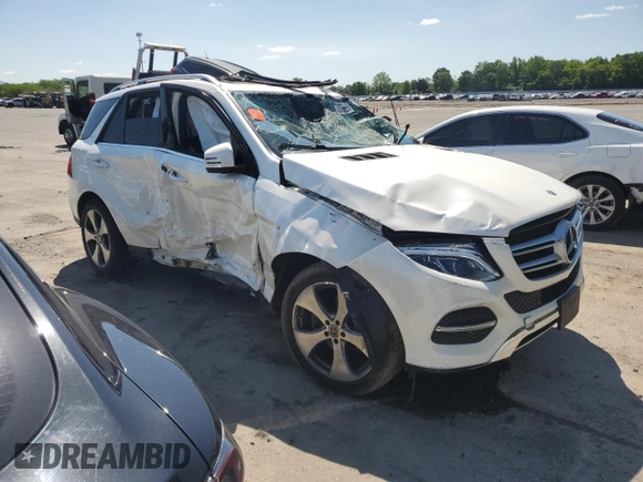 2018 Mercedes-Benz GLE 350 with VIN 4JGDA5HB3JB150235, listed as a Copart auction lot 57277985 with Not provided miles and Salvage title. Bid and sale history available at DreamBid. Image 4.