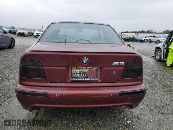 2000 BMW M5 z VIN WBSDE9346YBZ94118, wystawiony jako Copart lot #82637564 z przebiegiem Nie podano mil oraz Szkody całkowita. Historia ofert i sprzedaży dostępna na DreamBid. Obrazek 6.