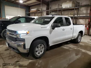2019 Chevrolet Silverado 1500 LT with VIN 1GCRYDEK1KZ192321, listed as a Copart auction lot 46058565 with 154,851 mi miles and Clean Title. Bid and sale history available at carsss.com. Image 1.