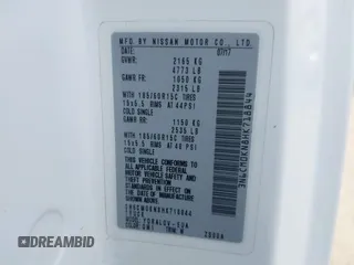 2017 Nissan NV200 SV с VIN 3N6CM0KN8HK718844, выставлен на аукционе IAAI как лот 42052284 с пробегом 70 122 миль миль и . История ставок и продаж доступна на DreamBid. Изображение 9.