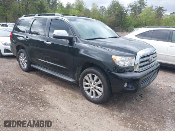 2008 Toyota Sequoia Ltd with VIN 5TDZY68A18S014708, listed as a IAAI auction lot 41805662 with 254,638 mi miles. Bid and sale history available at carsss.com. Image 1.