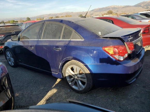 2012 Chevrolet Cruze LTZ with VIN 1G1PH5SC7C7193201, listed as a Copart auction lot 83405314 with 137,083 mi miles and Clean Title. Bid and sale history available at carsss.com. Image 3.