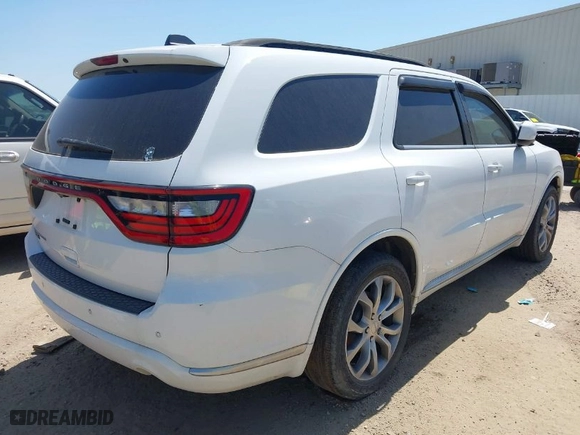 2017 Dodge Durango SXT with VIN 1C4RDHAG8HC732554, listed as a IAAI auction lot 42021179 with 117,304 mi miles. Bid and sale history available at carsss.com. Image 4.
