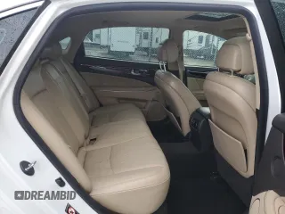 2013 Hyundai Equus Signature with VIN KMHGH4JH5DU064421, listed as a Copart auction lot 49272045 with 129,449 mi miles and Salvage Title. Bid and sale history available at DreamBid. Image 10.