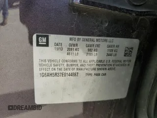 2014 Cadillac ATS Luxury AWD z VIN 1G6AH5R37E0144887, wystawiony jako Copart lot #86176144 z przebiegiem Nie podano mil oraz Szkoda całkowita • Salvage title. Historia ofert i sprzedaży dostępna na DreamBid. Obrazek 12.