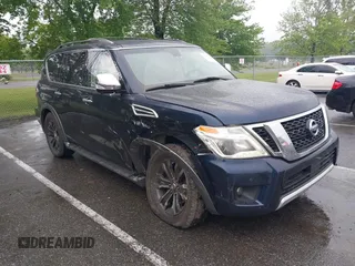 2017 Nissan Armada SV with VIN JN8AY2NC9H9512752, listed as a IAAI auction lot 42301156 with 152,750 mi miles and . Bid and sale history available at DreamBid. Image 1.