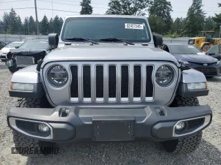 2018 Jeep Wrangler Unlimited Sahara with VIN 1C4HJXEG9JW231976, listed as a Copart auction lot 62427345 with 54,127 mi miles and Salvage title. Bid and sale history available at DreamBid. Image 5.