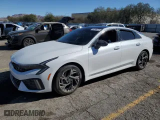 2025 Kia K5 GT-Line with VIN KNAG64J77S5306454, listed as a Copart auction lot 46196735 with 5,658 mi miles and Salvage Title. Bid and sale history available at carsss.com. Image 1.