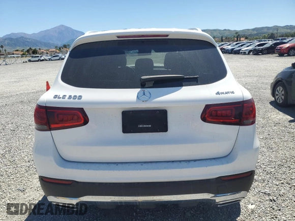2022 Mercedes-Benz GLC 300 with VIN W1N0G8EB3NV363982, listed as a Copart auction lot 56407665 with 52,243 mi miles and Salvage title. Bid and sale history available at DreamBid. Image 6.